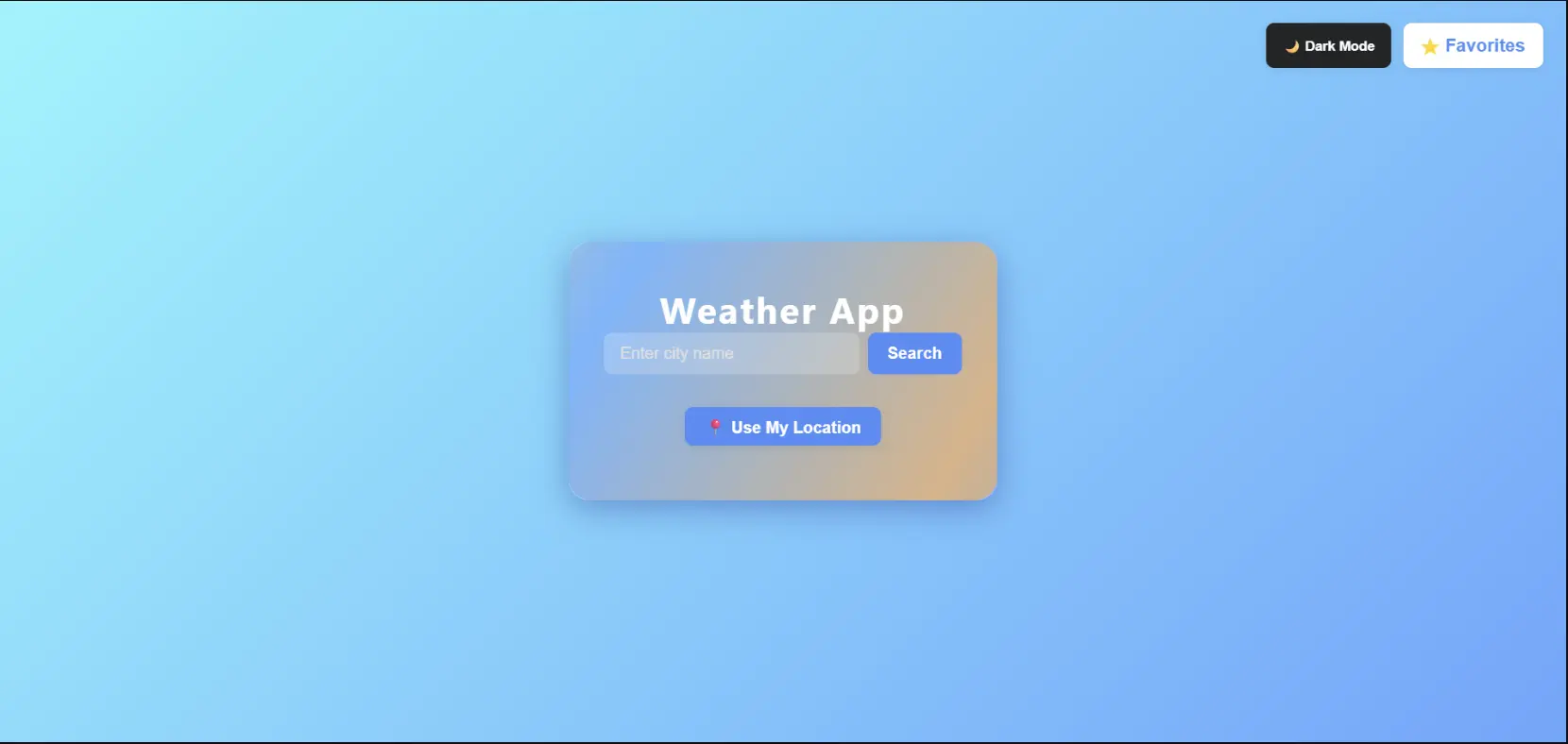 Weather App